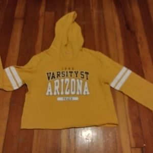 Girls Yellow Arizona Crop Top 
Size 14+